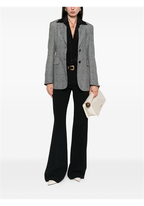 Grey herringbone pattern blazer Ermanno scervino - women ERMANNO SCERVINO | D476I326ZFYS4706